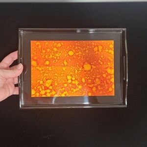 Vietnamese Lacquer  small tray with handles